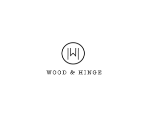 Wood and Hinge  | Diseño de Logo por Hiccups Design