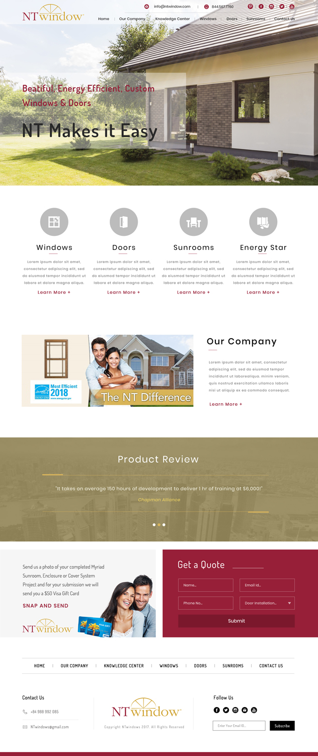 Web Design by Dream Logo Design for Atomic Design & Consulting | Design #18371788