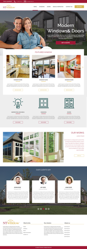 Diseño Web por RichardReyes para Atomic Design & Consulting | Diseño #18349031