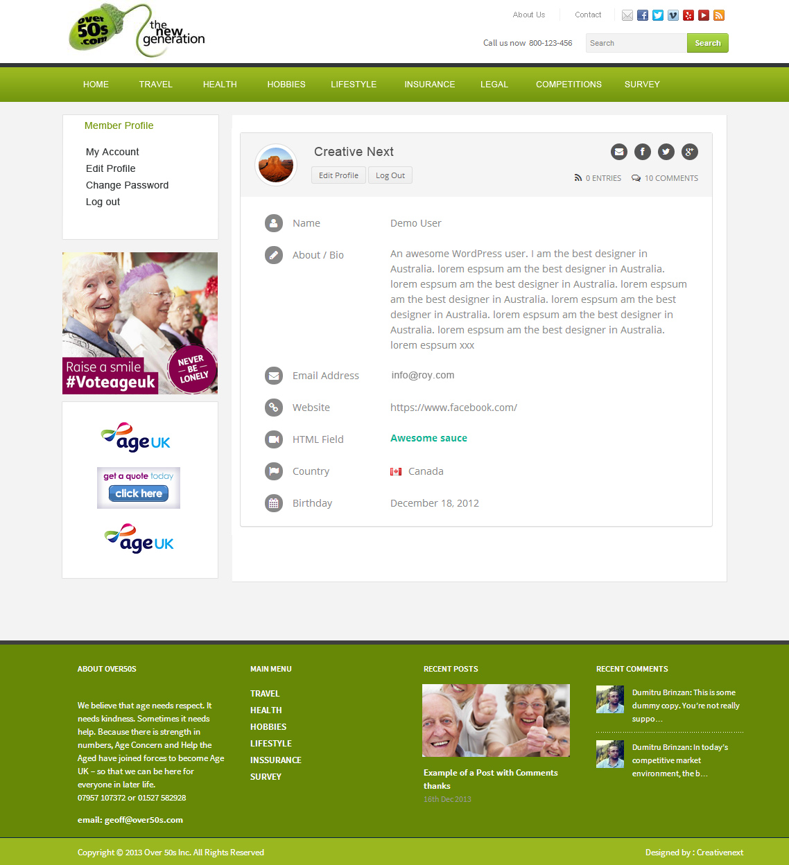 Wordpress Design by Roy for this project | Design #2829498