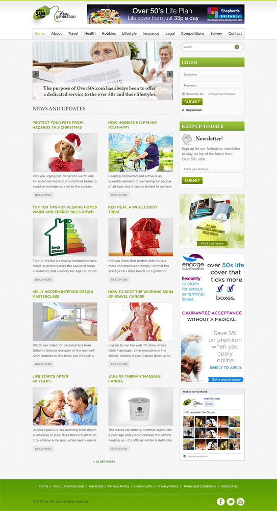 Wordpress Design by Mayank Patel for this project | Design #2830446