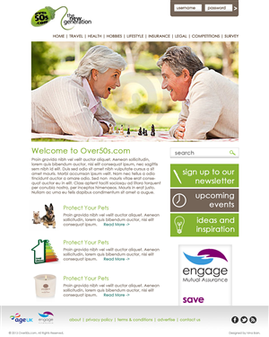 Wordpress Design by Nina Bain for this project | Design #2832126