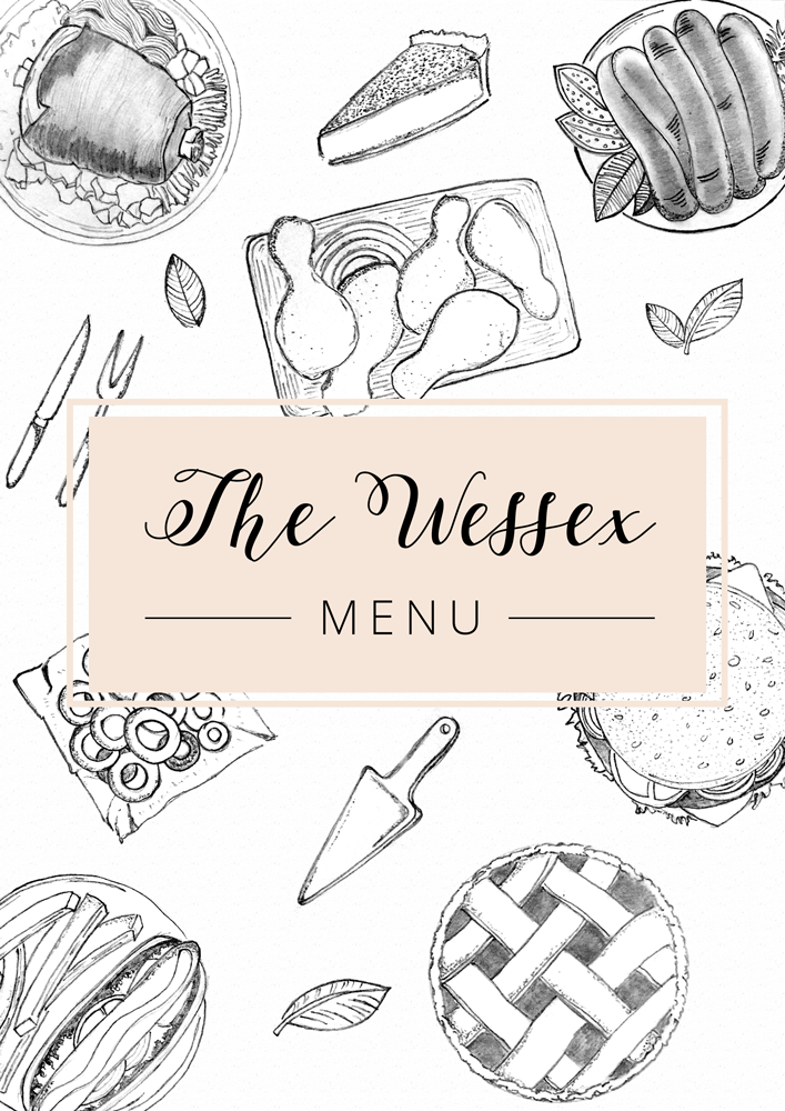 Menu Design by aniep for The Wessex Bar | Design #18464537