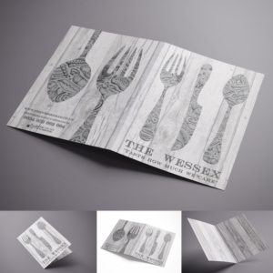 Menu Design by Cloud 101 Studio for The Wessex Bar | Design: #18524979