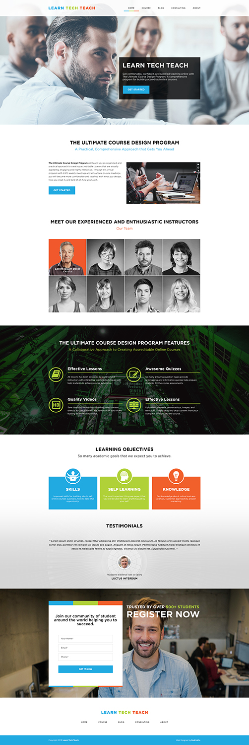 Web Design by ZedrickYu for this project | Design #18588447