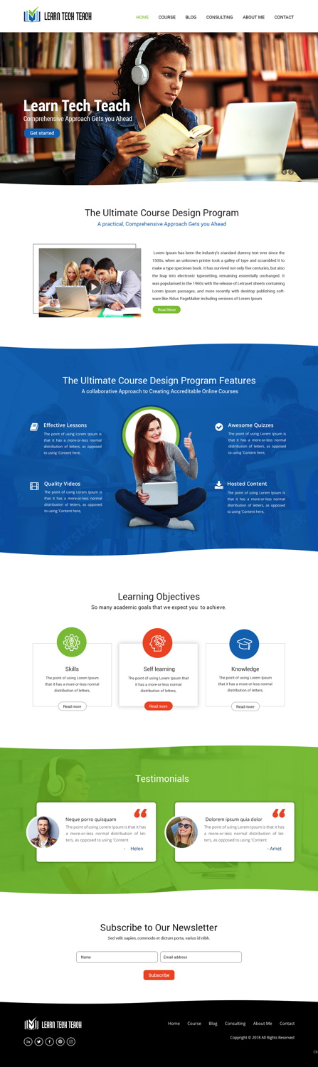 Web Design by pb for this project | Design #18540574