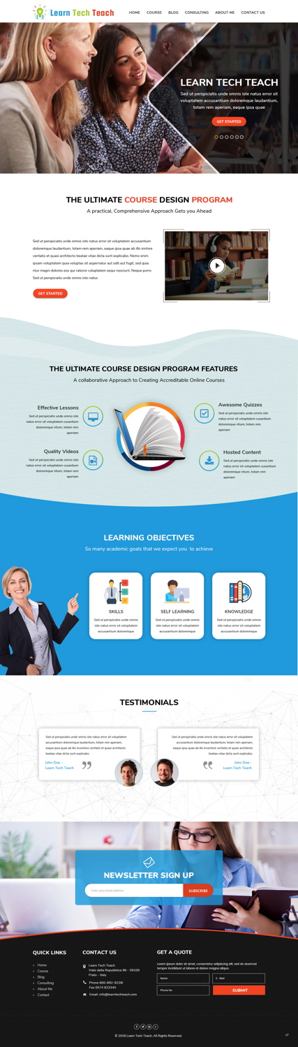 Web Design by pb for this project | Design #18540575