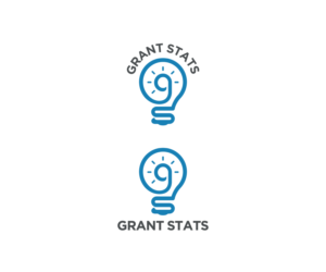 One with just the light bulb with the g and s; one with Grant Stats underneath the light bulb, one with Grant Stats in a arch type style over the top of the light bulb | Logo Design by Mario