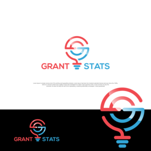 One with just the light bulb with the g and s; one with Grant Stats underneath the light bulb, one with Grant Stats in a arch type style over the top of the light bulb | Logo Design by sushsharma99