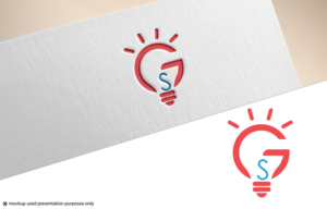 One with just the light bulb with the g and s; one with Grant Stats underneath the light bulb, one with Grant Stats in a arch type style over the top of the light bulb | Logo Design by Juli creation