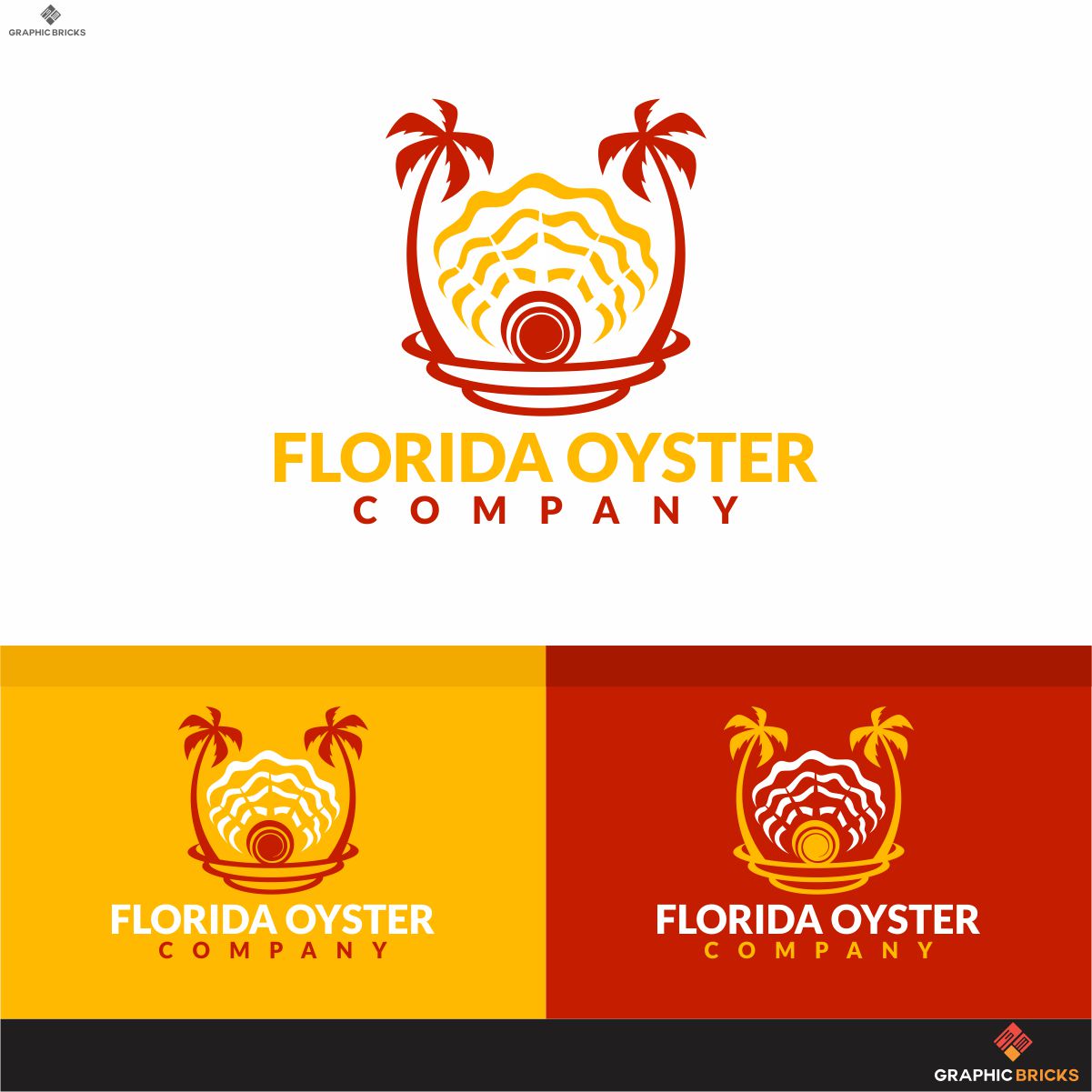 Logo Design by Graphic Bricks for Florida Oyster Company  | Design #18369900
