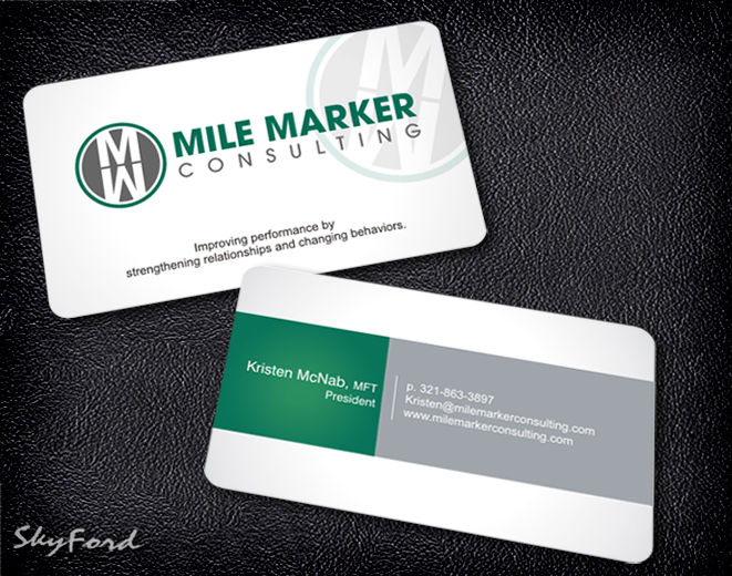 Business Card Design by SKYdesign for this project | Design #654474