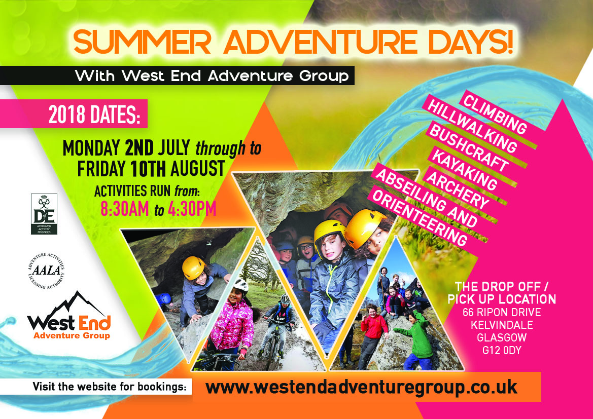 Poster Design by Sophie Daly for West End Adventure Group | Design #18396101