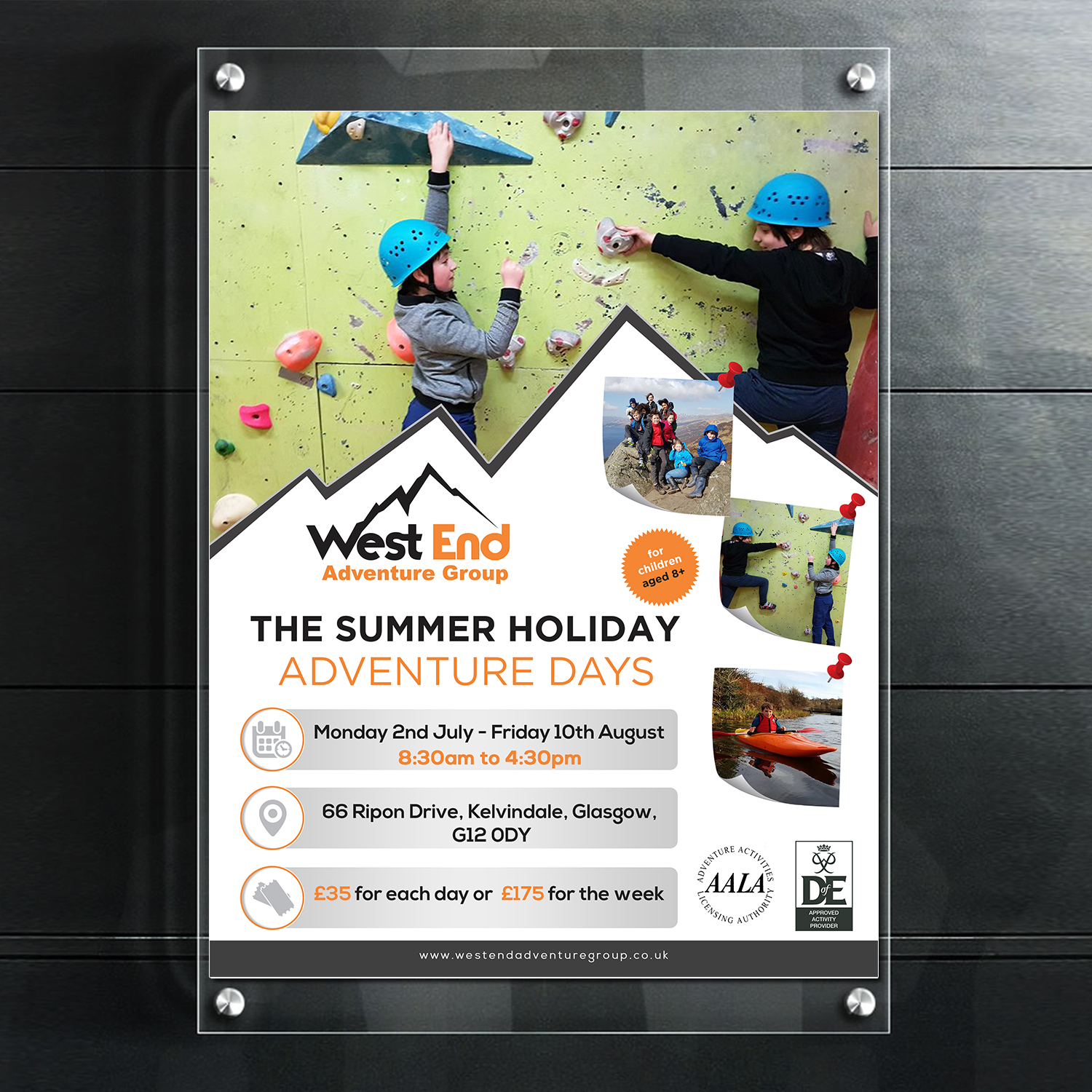 Poster Design by creative.bugs for West End Adventure Group | Design #18372890