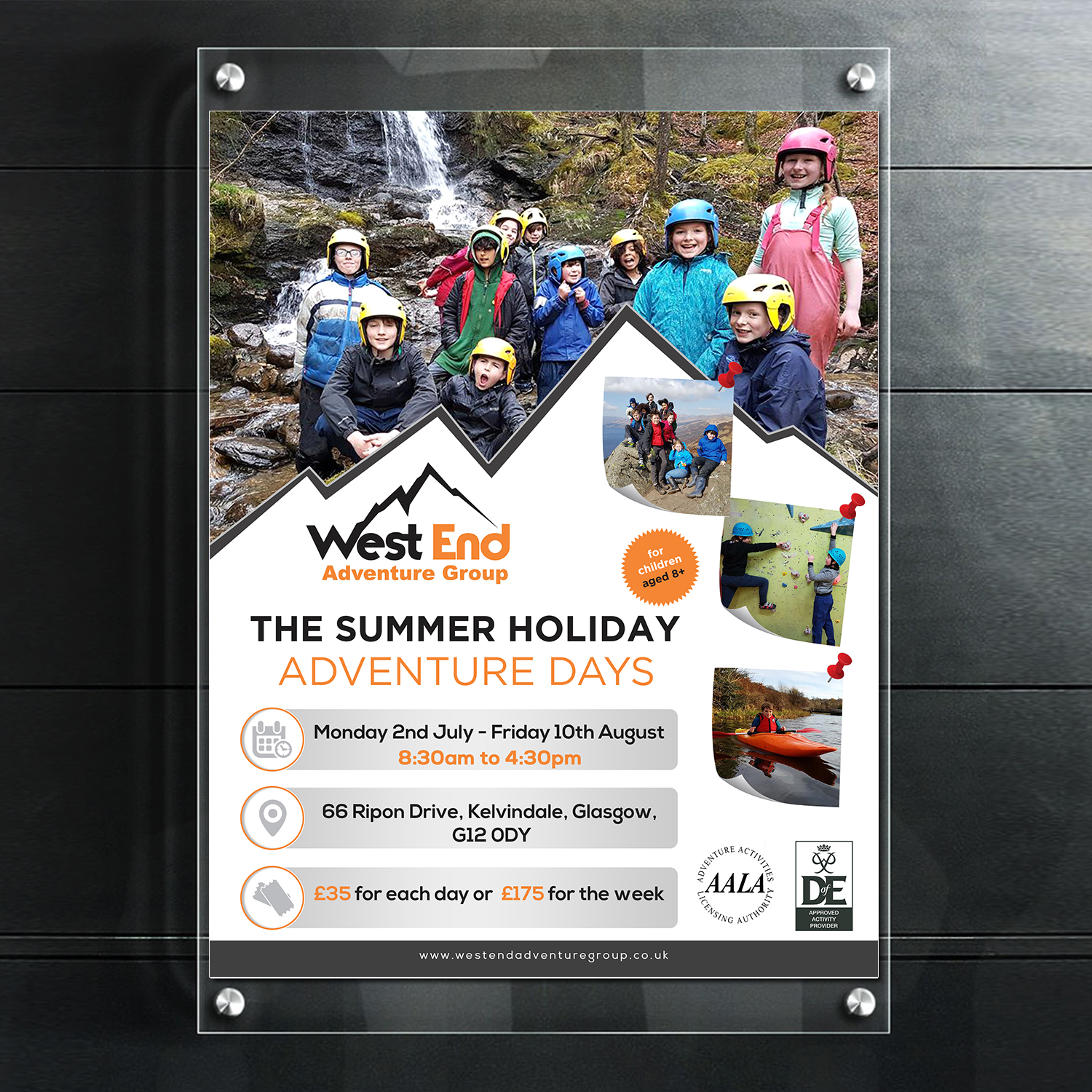 Poster Design by creative.bugs for West End Adventure Group | Design #18372891
