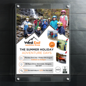 Design de Poster par creative.bugs pour West End Adventure Group | Design : #18372891