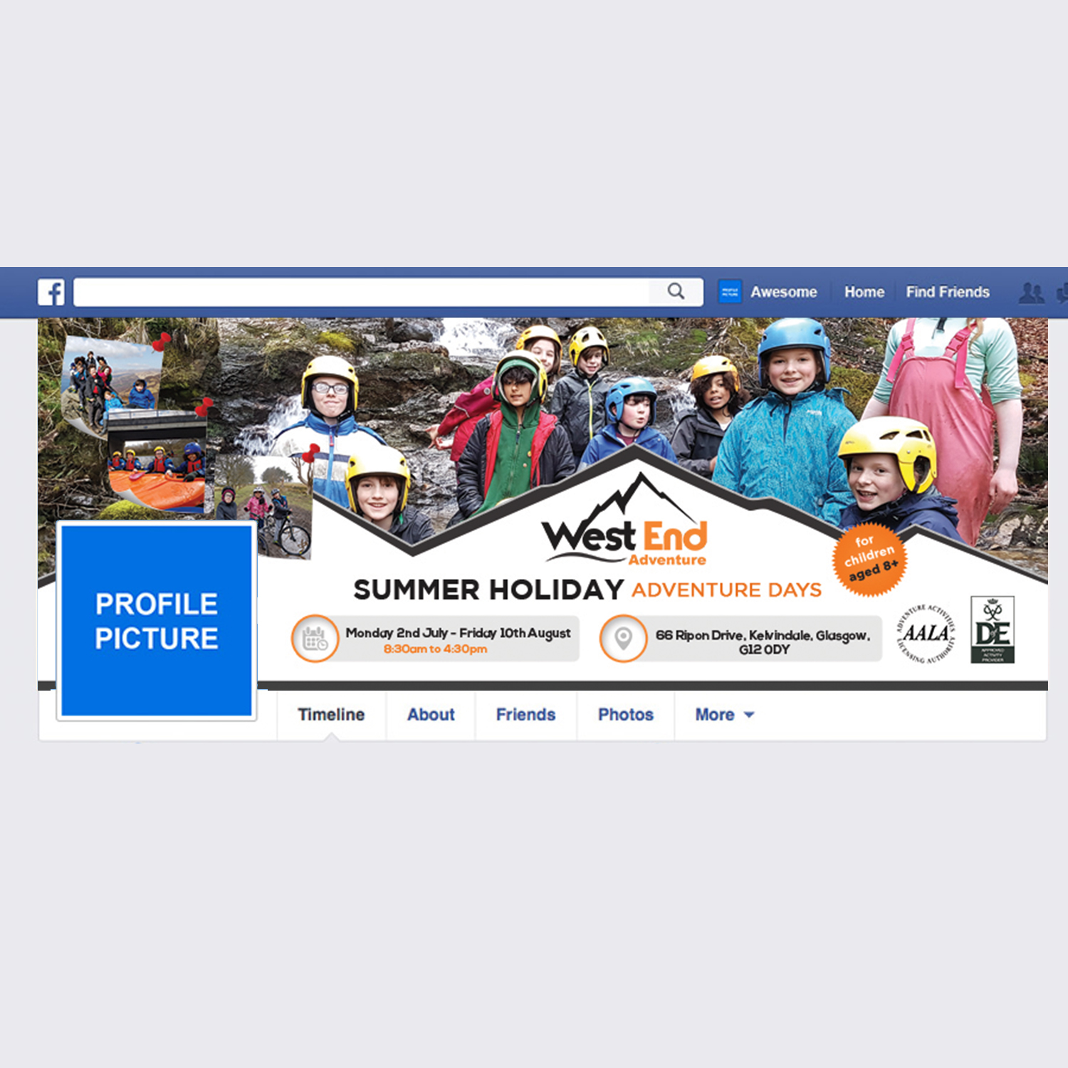 Poster Design by creative.bugs for West End Adventure Group | Design #18659942