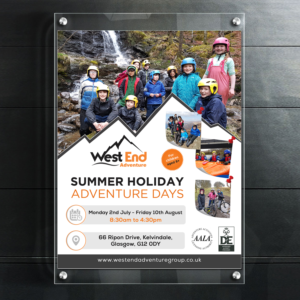 Design de Poster par creative.bugs pour West End Adventure Group | Design : #18659944