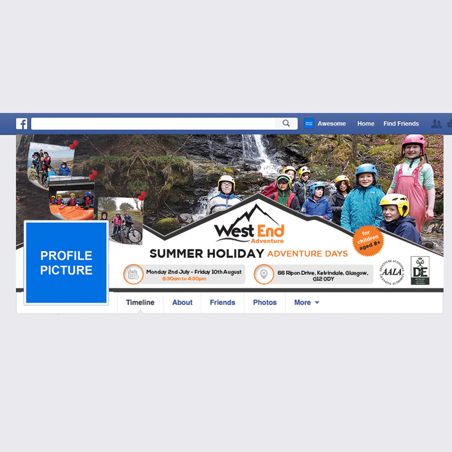 Poster Design by creative.bugs for West End Adventure Group | Design #18669388