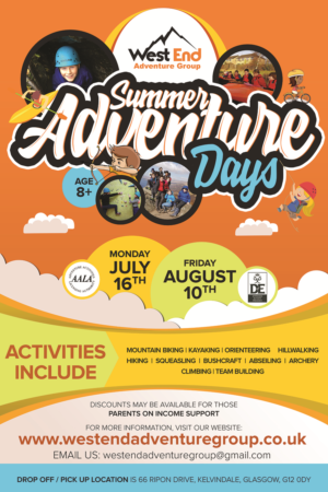 Poster Design by EA5Designs for West End Adventure Group | Design: #18397154