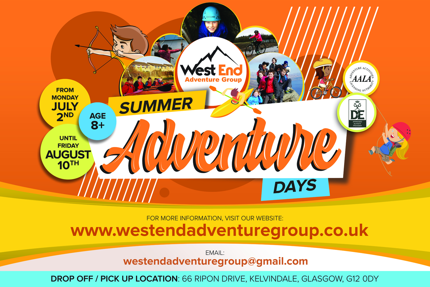 Poster Design by EA5Designs for West End Adventure Group | Design #18626670