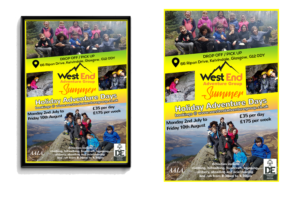 Poster-Design von Wenfeii für West End Adventure Group | Design #18363527