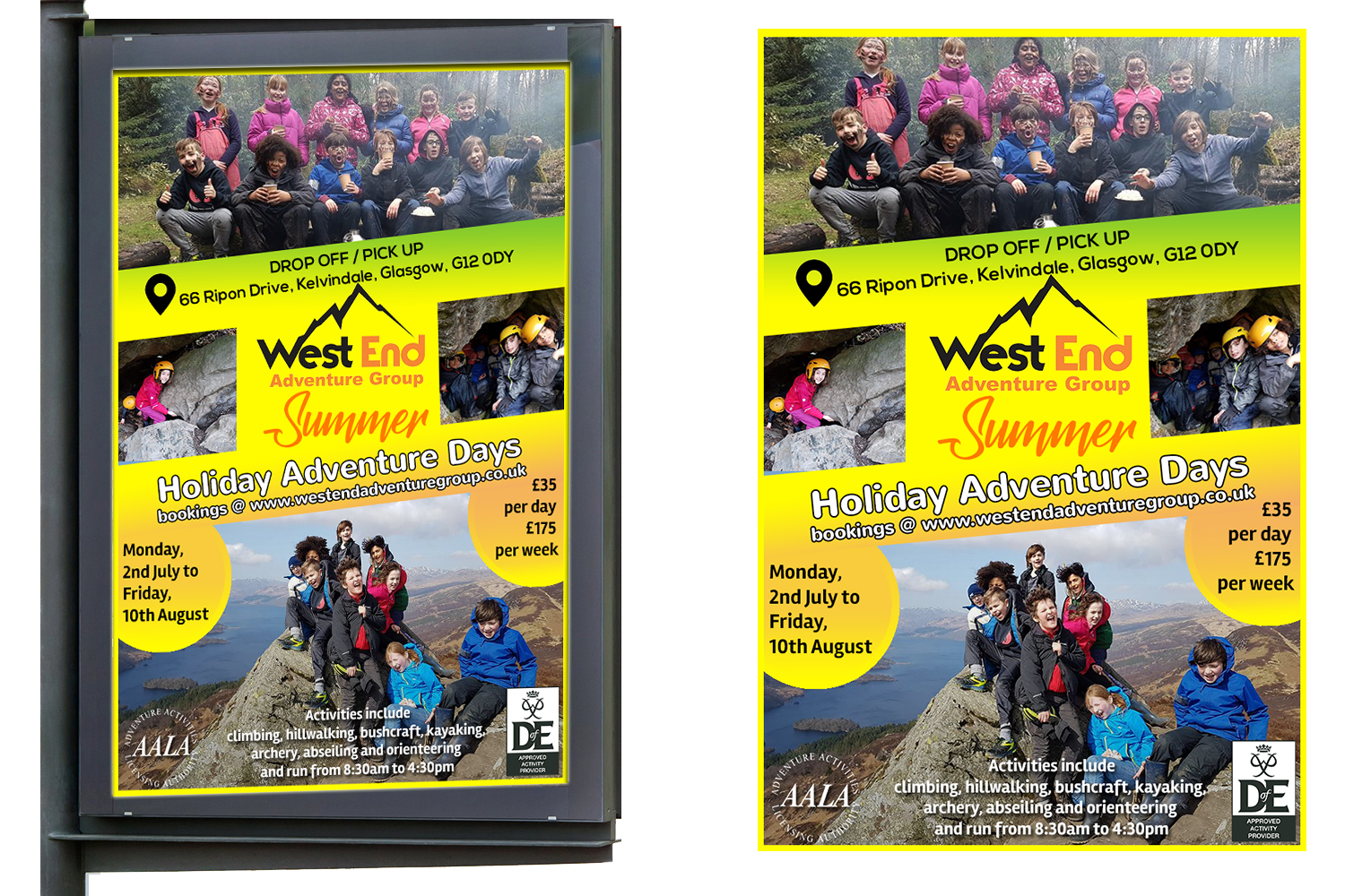 Poster Design by Wenfeii for West End Adventure Group | Design #18373009