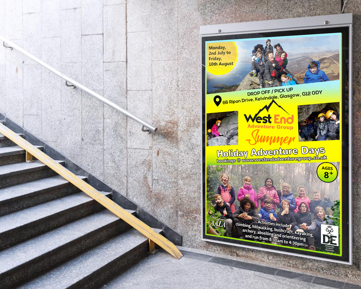 Poster-Design von Wenfeii für West End Adventure Group | Design #18420519