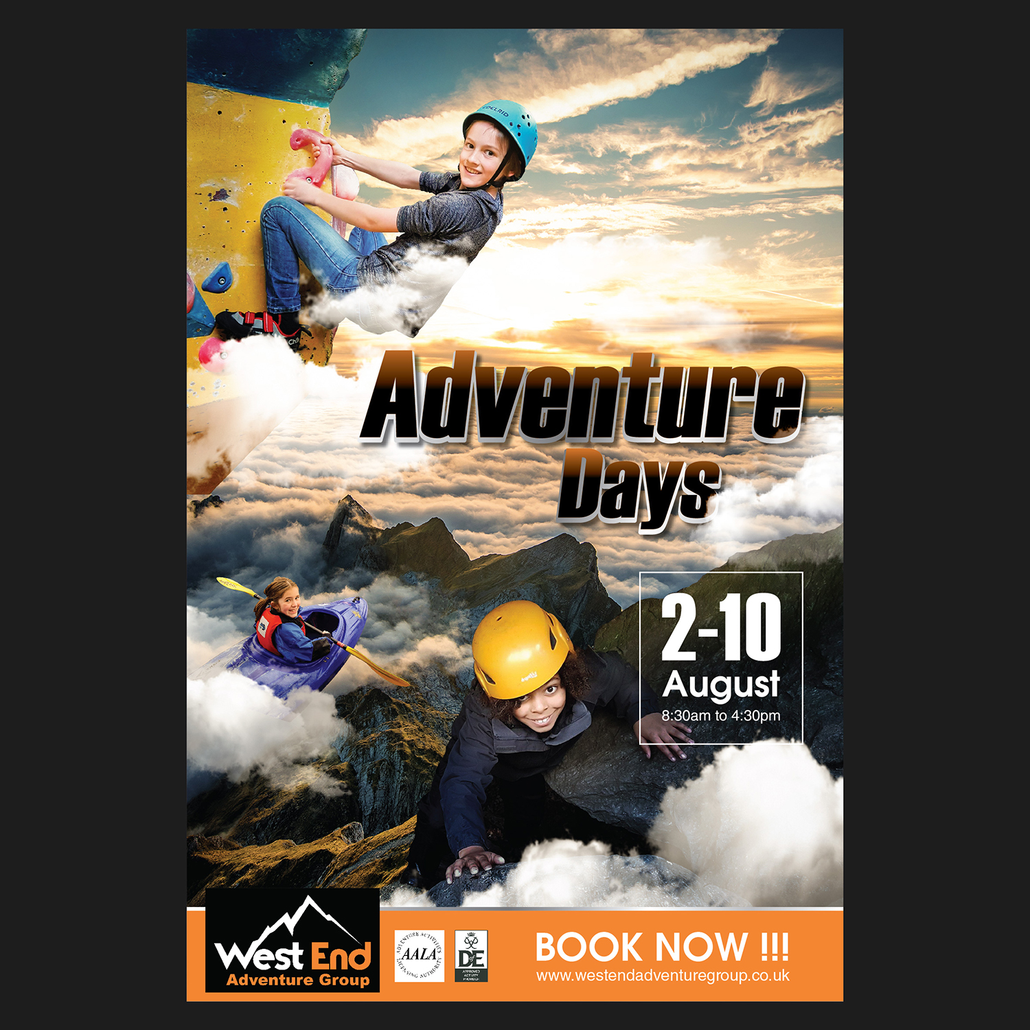 Poster Design by Lee @ LoleepopDesign for West End Adventure Group | Design #18410665