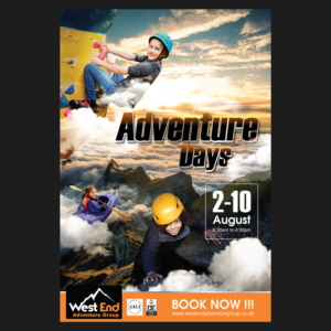 Poster-Design von Lee @ LoleepopDesign für West End Adventure Group | Design #18410665