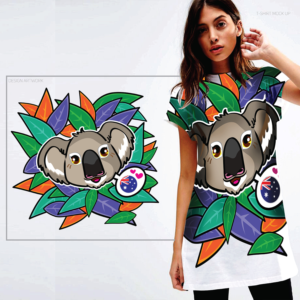 Guy needs a cute Koala T-shirt print design | Diseño de Camiseta por DAVIDEZIGN