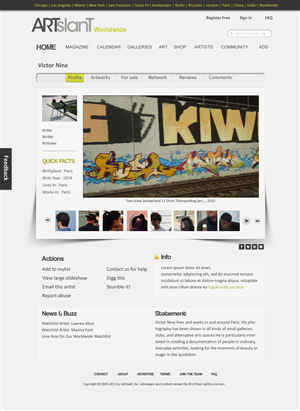 Web Design by Nishino Kana Fnatic for this project | Design #656356
