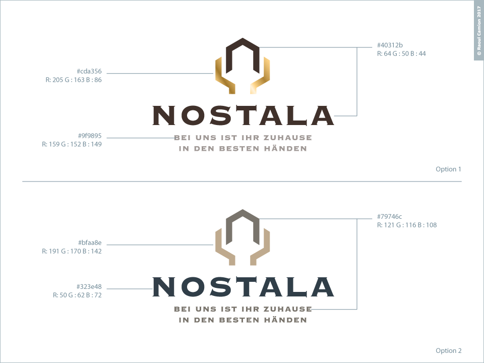 Logo Design by Raoul Camion for NOSTALA | Design #18532110