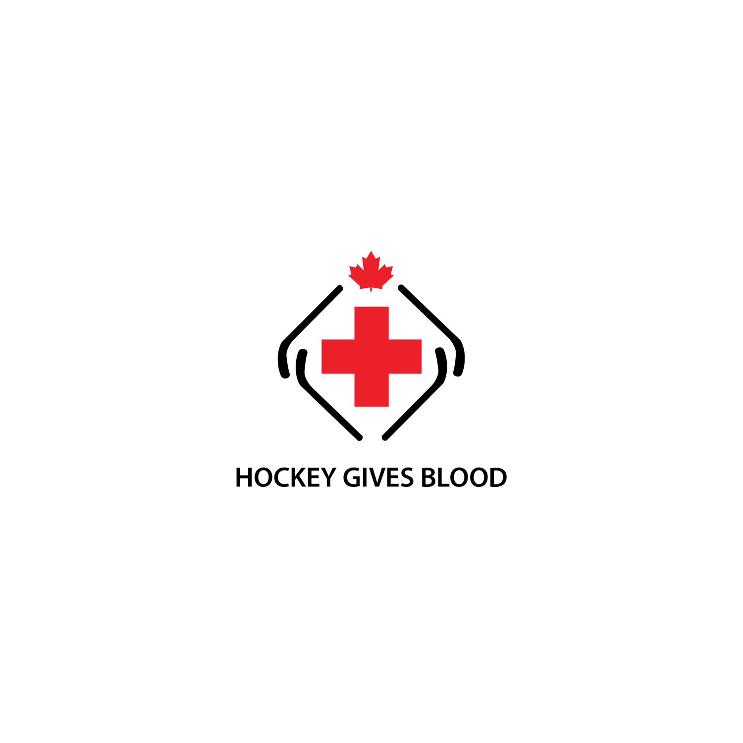 Logo Design by Kitakami for Hockey Gives Blood | Design #18383125