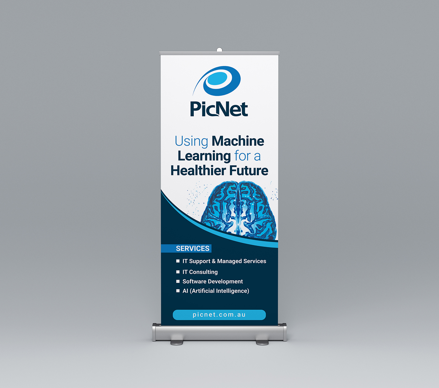 Signage Design by mmmarif1982 for PicNet Pty Ltd | Design #18394212