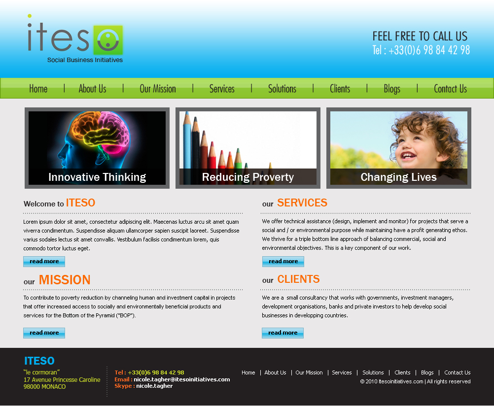 Web Design by Expert Designer for Iteso | Design #48766
