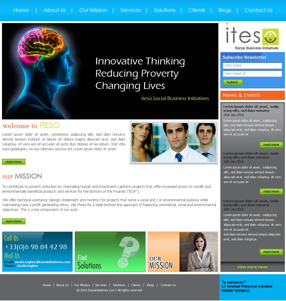 Web Design par Expert Designer pour Iteso | Design #49062