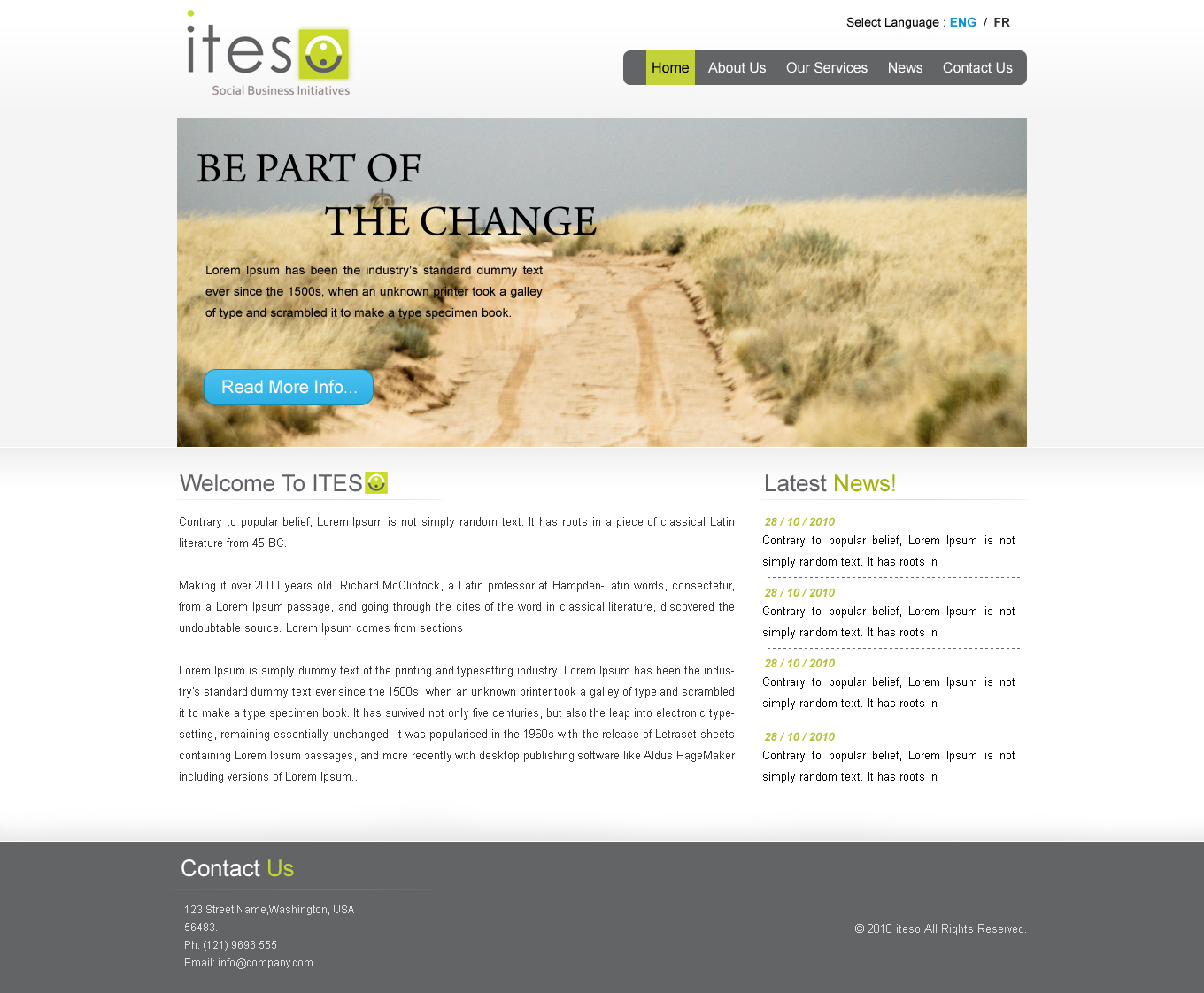 Web Design by sandip sengupta for Iteso | Design #51413