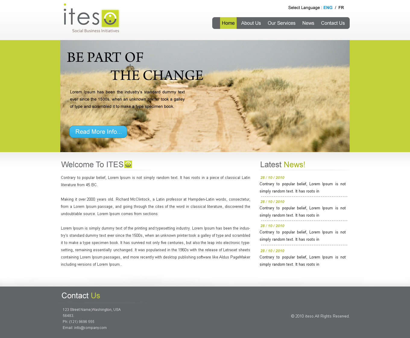 Web Design par sandip sengupta pour Iteso | Design : #51564