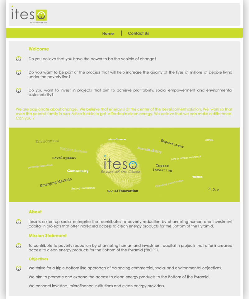 Web Design by Christine Plumb for Iteso | Design #49647