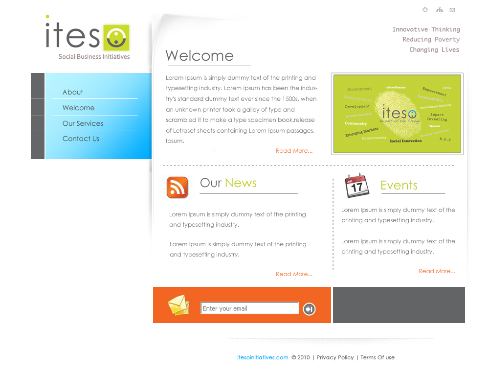 Web Design par ReckonCreations pour Iteso | Design #49843