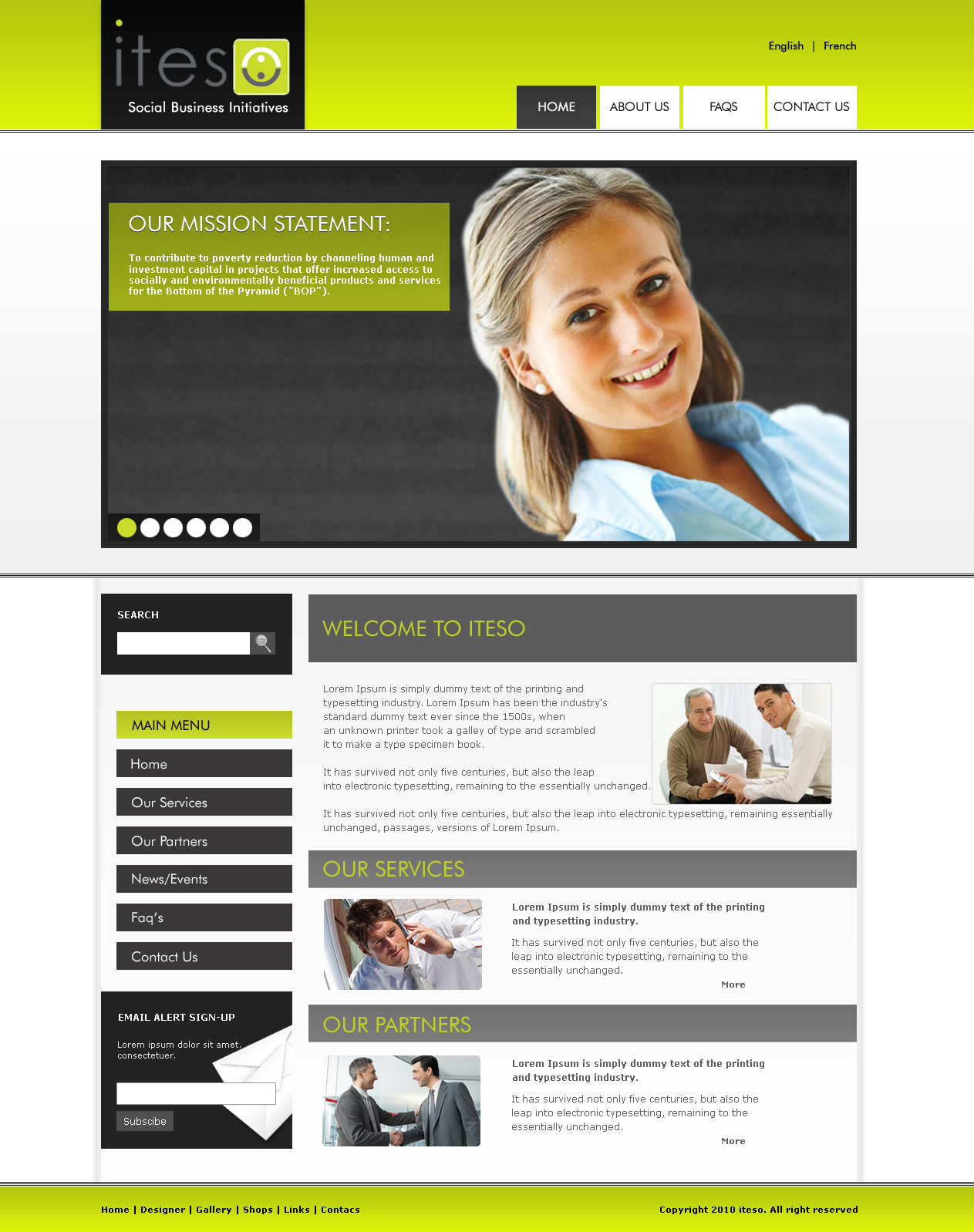 Web Design by LogoDesigns.ae for Iteso | Design #49963