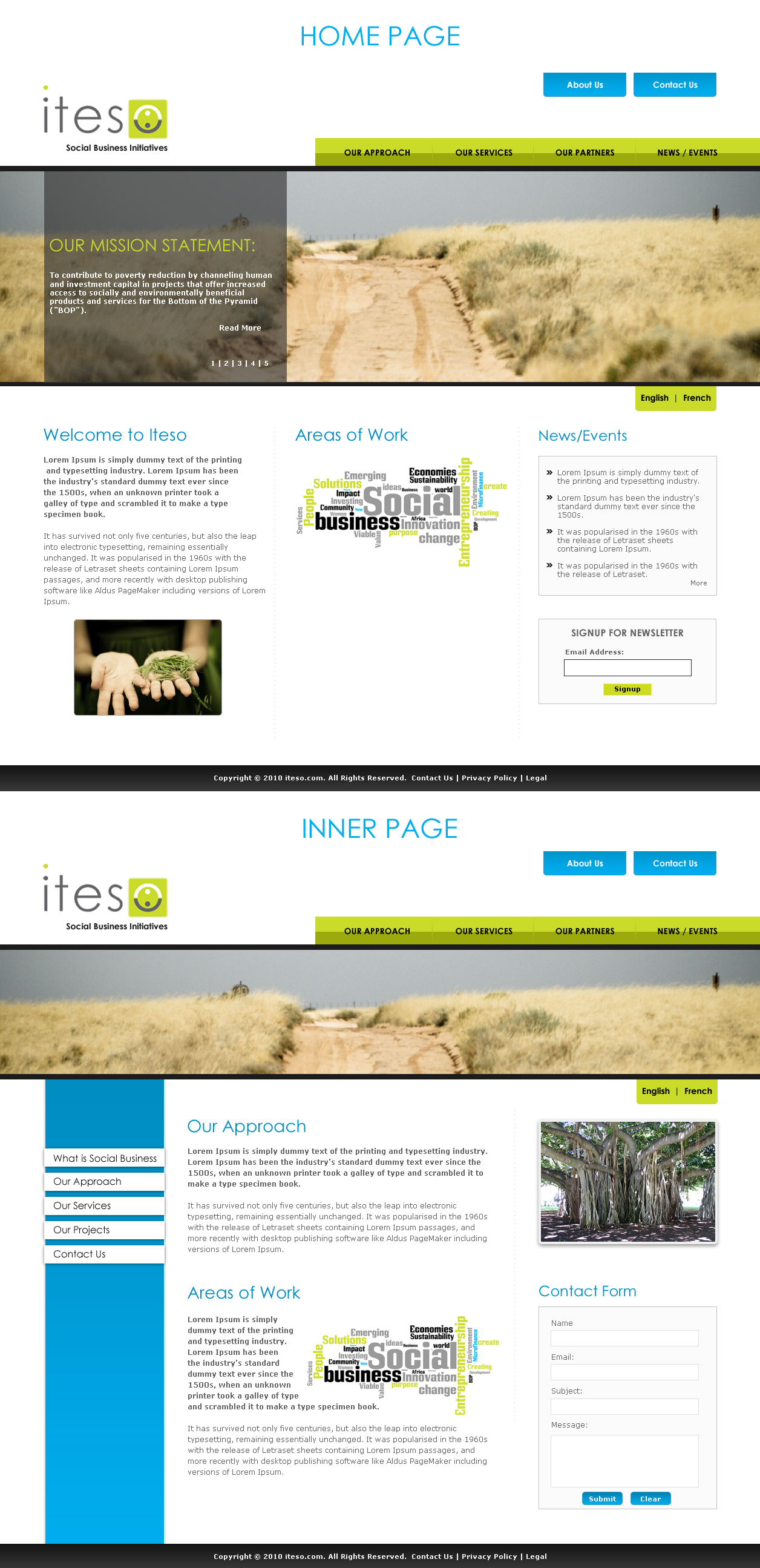 Web Design par LogoDesigns.ae pour Iteso | Design #50814