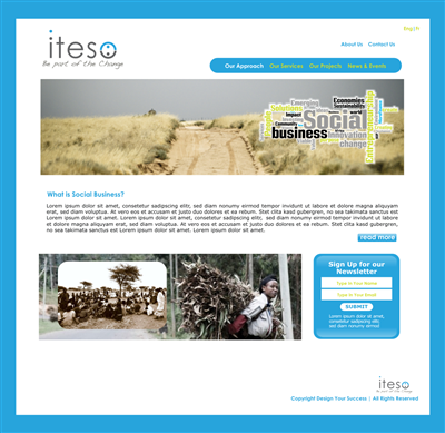 Web Design par SiddKidd pour Iteso | Design #51841