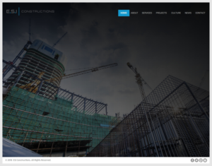 Construction Company Website Design | Diseño Web por -Marc-
