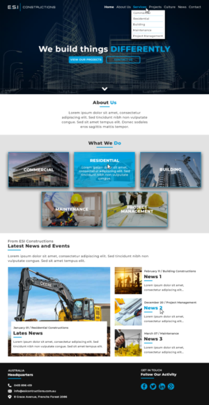 Web Design par Dstudio090 pour ce projet | Design : #18404596
