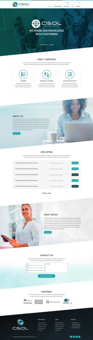 Web Design by pb for Cisol B.V. | Design: #18393587