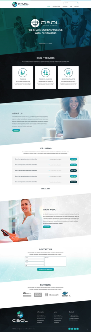 Web Design by pb for Cisol B.V. | Design: #18393589