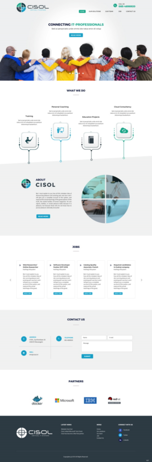 Web Design by pb for Cisol B.V. | Design: #18393610