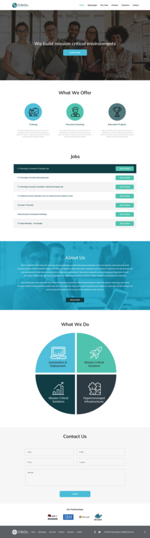 Web Design by pb for Cisol B.V. | Design: #18400408